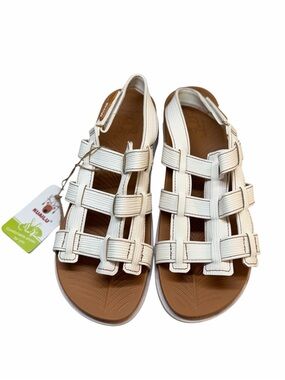 Kuailu Fisherman Comfort Sandals Ivory Cream Women’s Size 10 NWT